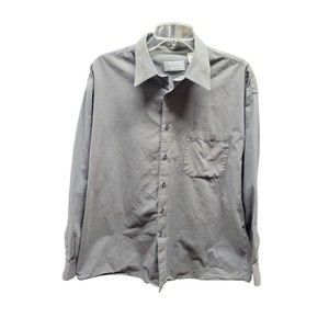 Mens Murano Long Sleeve Dress Shirt Gray